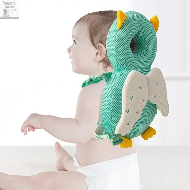 1-3Toddler Baby Head Protector Breathable Tencel Back Protector Cushion Back Prevent Injured Cartoon Security Pillows Lonzaro Kids