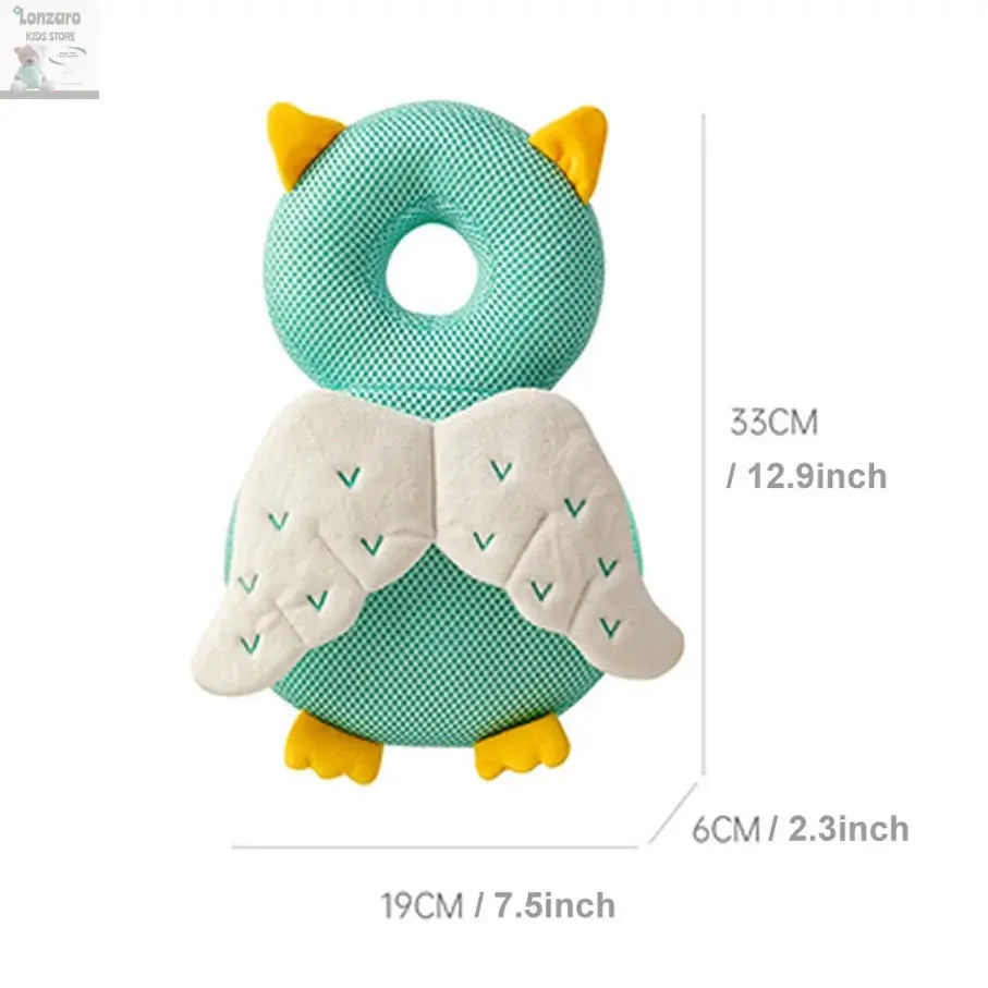 1-3Toddler Baby Head Protector Breathable Tencel Back Protector Cushion Back Prevent Injured Cartoon Security Pillows Lonzaro Kids