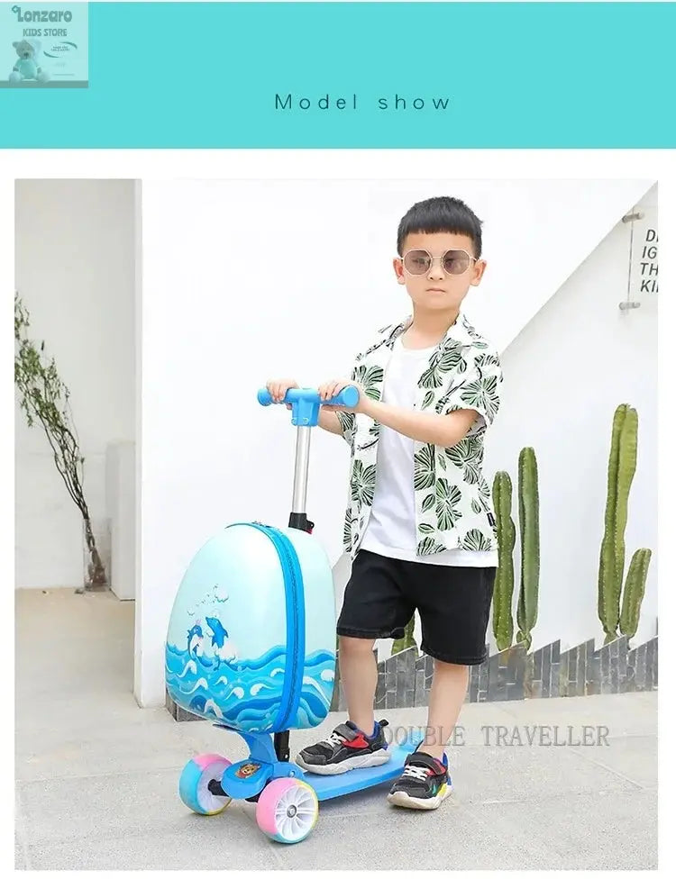 Kinderscooter Bagage de perfecte Reisgenoot - Lonzaro Kids