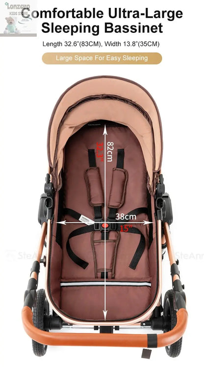 3-in-1 kinderwagen - Luxe Lonzaro Kids