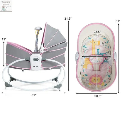 5-in-1 Elektrische Baby Wieg Lonzaro Kids
