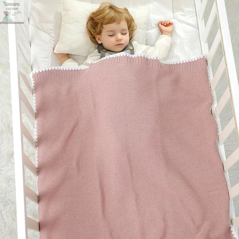 90*70cm Newborn Baby Swaddle Wrap Blankets Fashion Solid Color Infant Boys Girls Stroller Sleeping Covers Stuff Ultra-Soft Quilt Lonzaro Kids