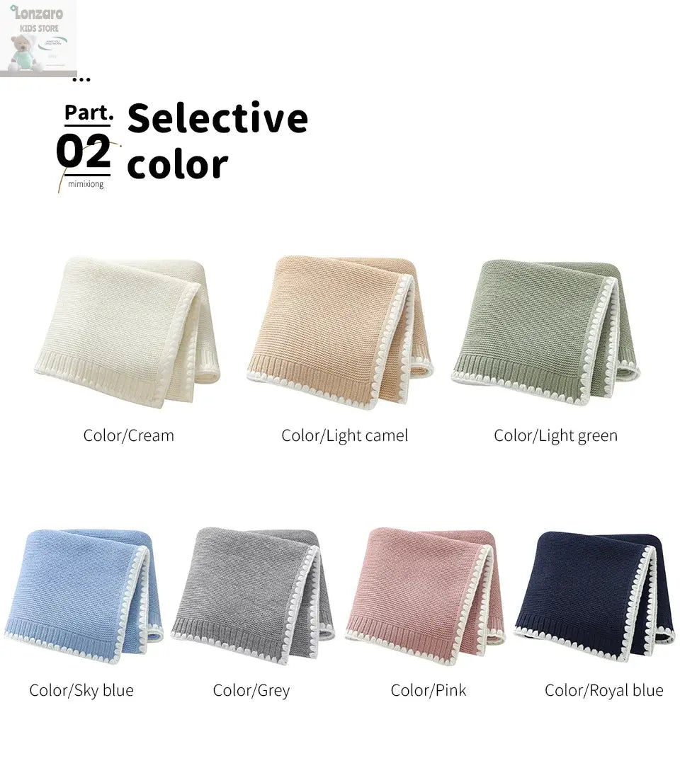 90*70cm Newborn Baby Swaddle Wrap Blankets Fashion Solid Color Infant Boys Girls Stroller Sleeping Covers Stuff Ultra-Soft Quilt Lonzaro Kids