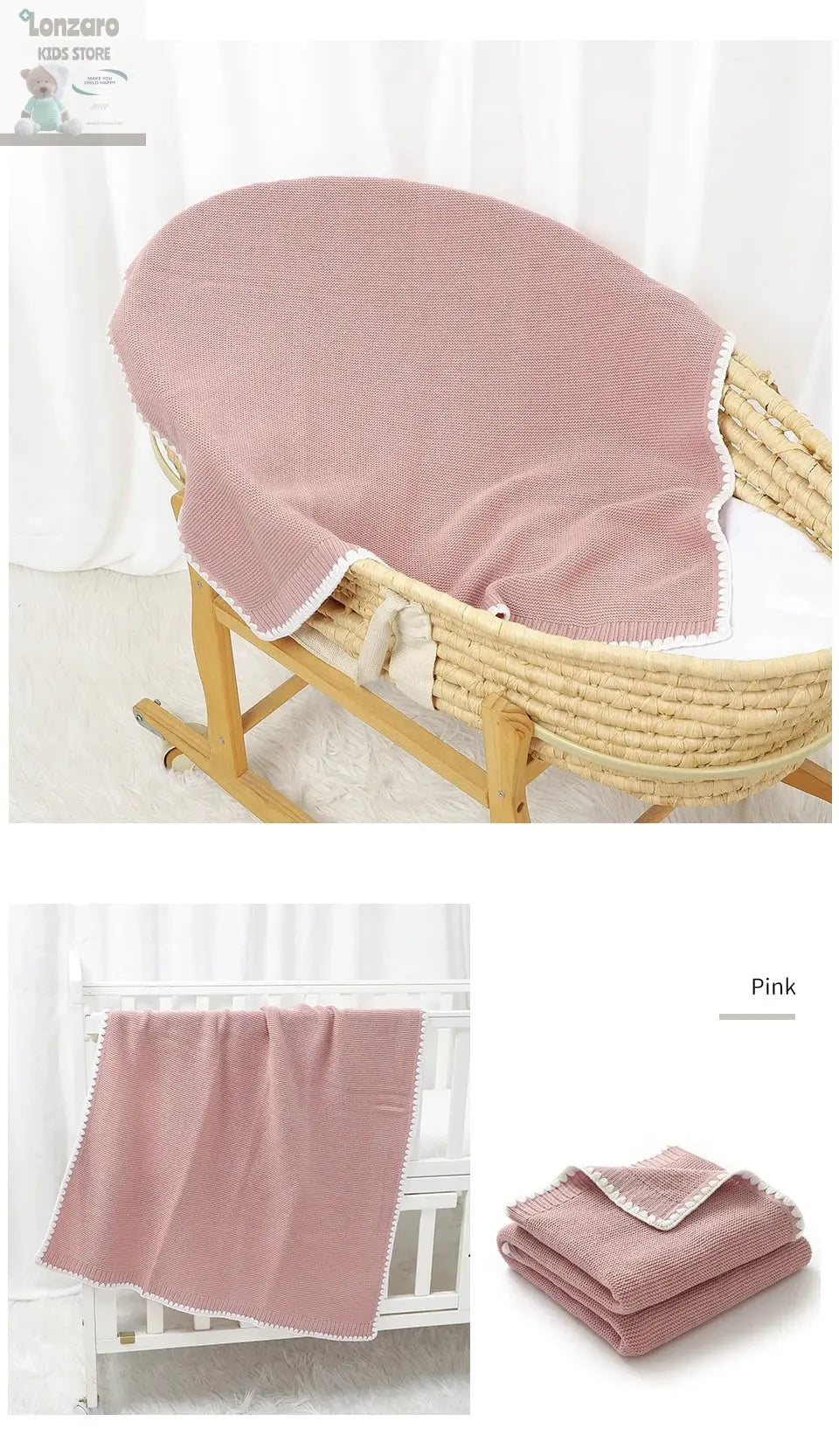 90*70cm Newborn Baby Swaddle Wrap Blankets Fashion Solid Color Infant Boys Girls Stroller Sleeping Covers Stuff Ultra-Soft Quilt Lonzaro Kids