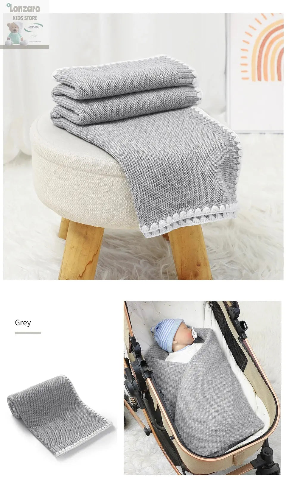 90*70cm Newborn Baby Swaddle Wrap Blankets Fashion Solid Color Infant Boys Girls Stroller Sleeping Covers Stuff Ultra-Soft Quilt Lonzaro Kids
