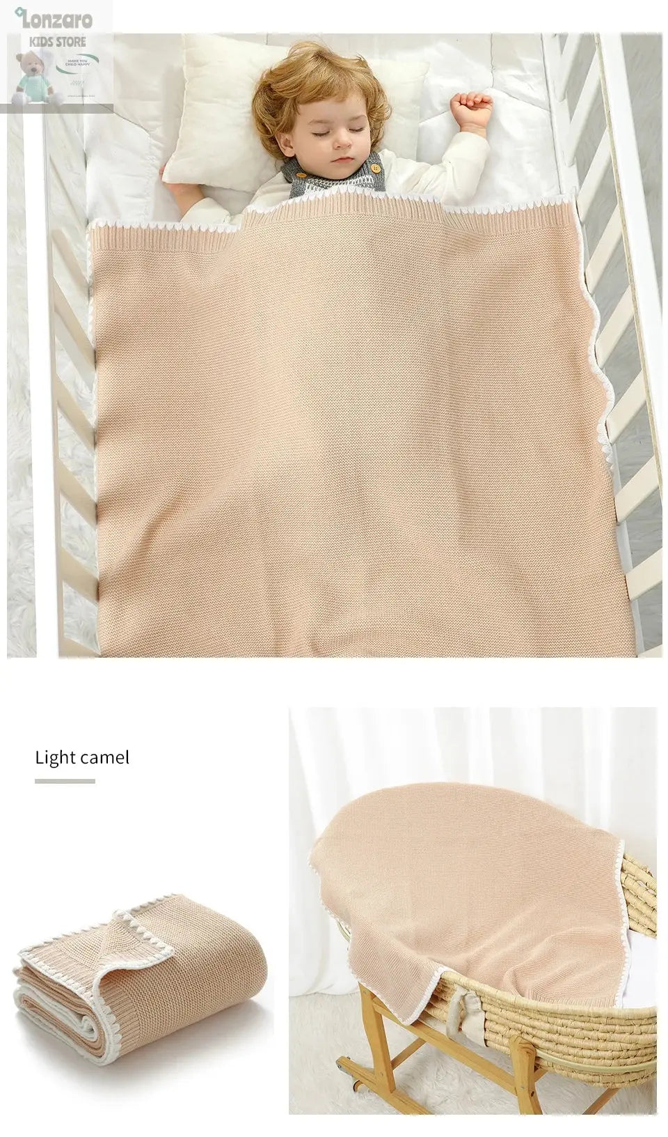 90*70cm Newborn Baby Swaddle Wrap Blankets Fashion Solid Color Infant Boys Girls Stroller Sleeping Covers Stuff Ultra-Soft Quilt Lonzaro Kids
