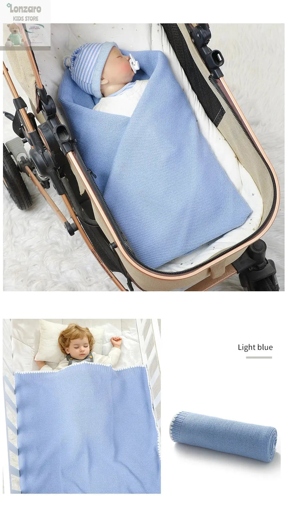 90*70cm Newborn Baby Swaddle Wrap Blankets Fashion Solid Color Infant Boys Girls Stroller Sleeping Covers Stuff Ultra-Soft Quilt Lonzaro Kids
