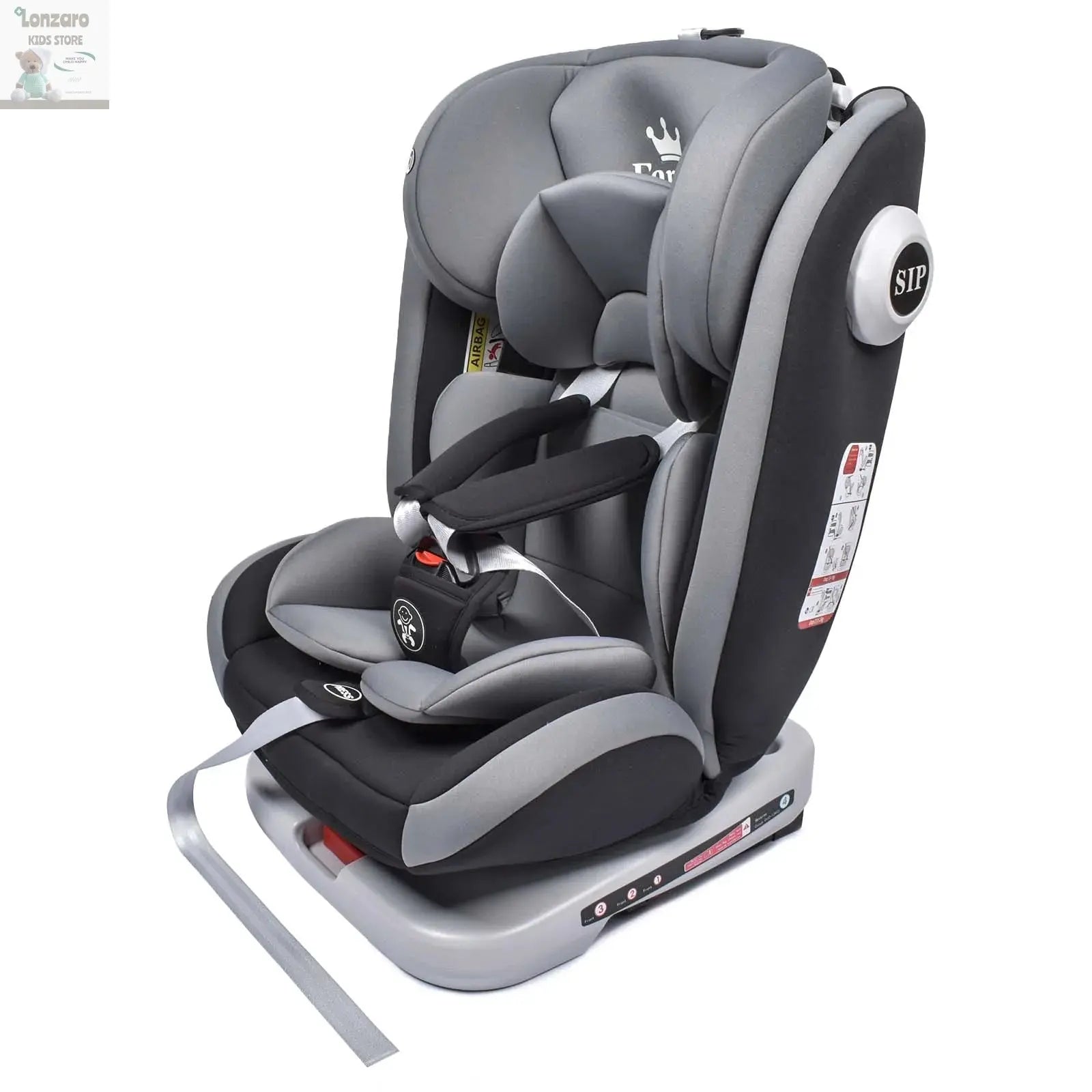 Autostoel 360° ISOFIX 0 -12 jaar - Lonzaro Kids