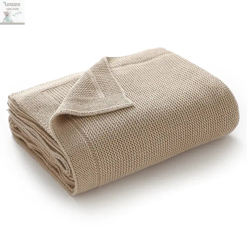 All Seasons Baby Blankets Multifunction Cotton Newborn Boy Girl Solid Stroller Nursery Swaddle Wrap Plaid 100*80cm Throwing Mats Lonzaro Kids