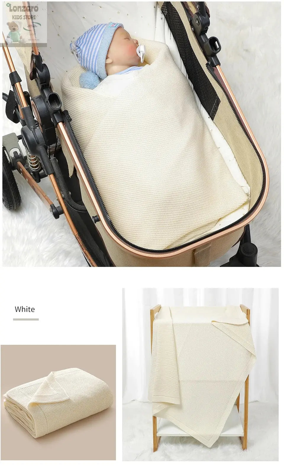 All Seasons Baby Blankets Multifunction Cotton Newborn Boy Girl Solid Stroller Nursery Swaddle Wrap Plaid 100*80cm Throwing Mats Lonzaro Kids