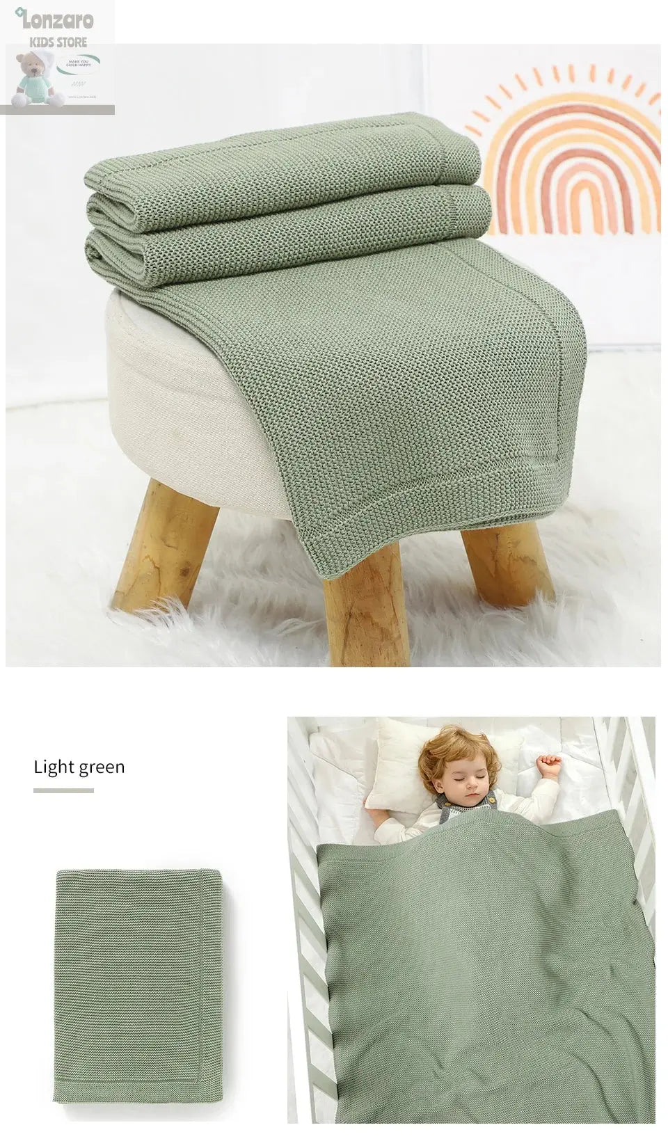 All Seasons Baby Blankets Multifunction Cotton Newborn Boy Girl Solid Stroller Nursery Swaddle Wrap Plaid 100*80cm Throwing Mats Lonzaro Kids