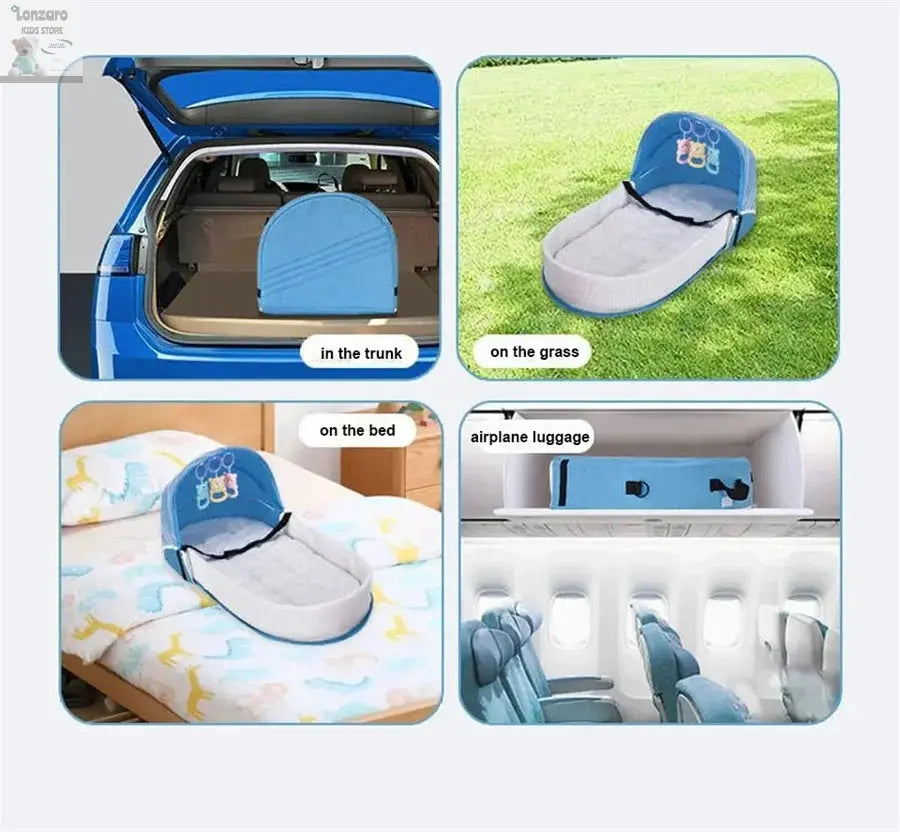 Draagbaar Baby Bed Veiligheid en Comfort - Lonzaro Kids