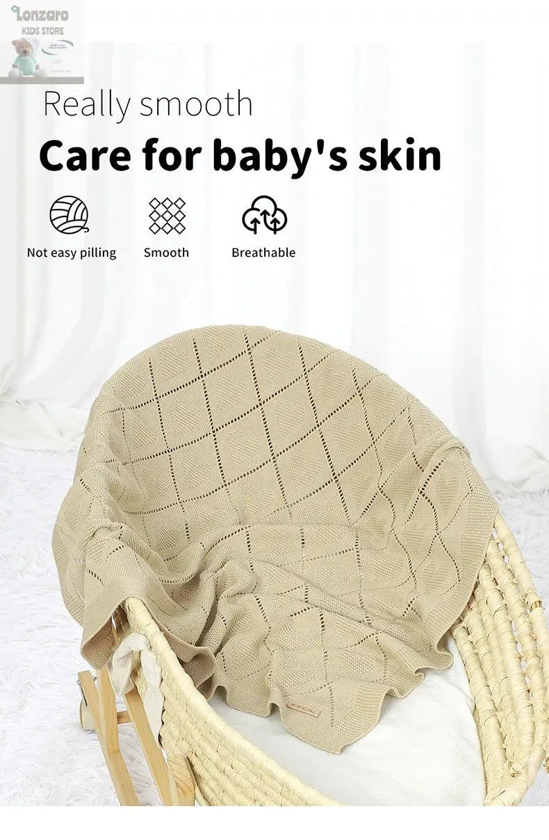 Pasgeboren Baby Dekentje - Lonzaro Kids