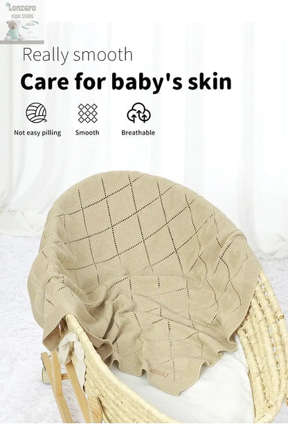 Pasgeboren Baby Dekentje - Lonzaro Kids