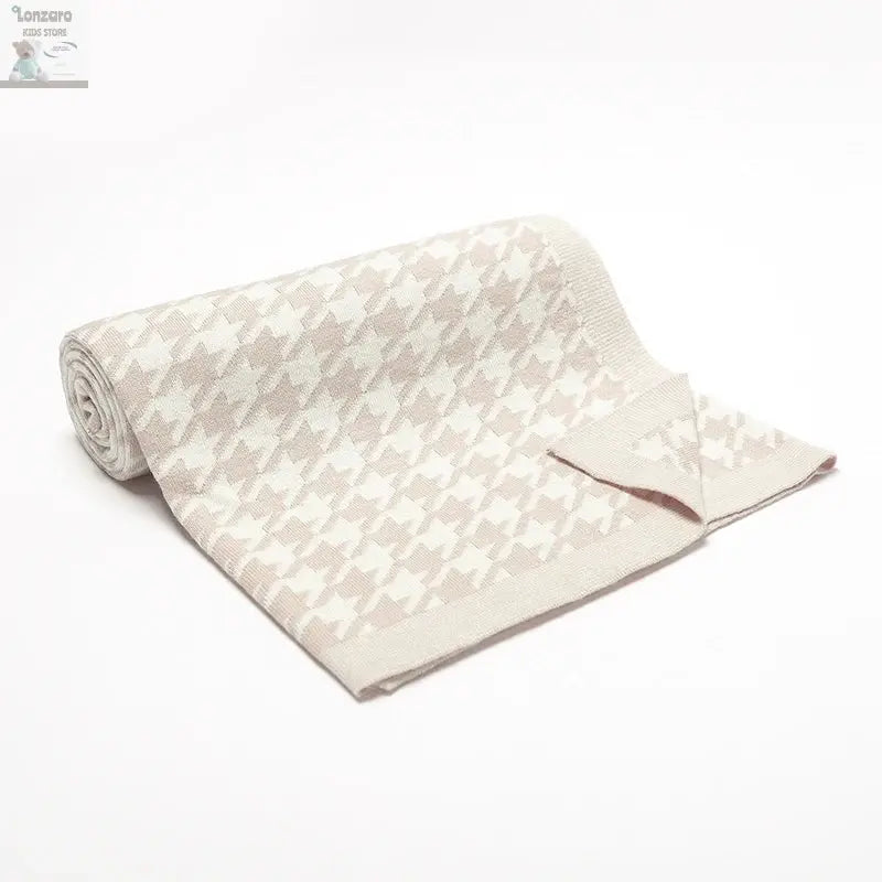 Baby Blankets Newborn Cotton Swaddle Wrap Plaid for Infant Kids Boys Girls Ultra-Soft Reversible Knitted Toddler Receiving Mats Lonzaro Kids