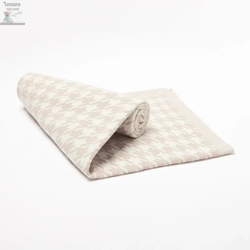 Baby Blankets Newborn Cotton Swaddle Wrap Plaid for Infant Kids Boys Girls Ultra-Soft Reversible Knitted Toddler Receiving Mats Lonzaro Kids
