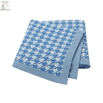 Baby Blankets Newborn Cotton Swaddle Wrap Plaid for Infant Kids Boys Girls Ultra-Soft Reversible Knitted Toddler Receiving Mats Lonzaro Kids