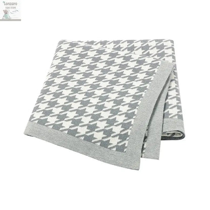 Baby Blankets Newborn Cotton Swaddle Wrap Plaid for Infant Kids Boys Girls Ultra-Soft Reversible Knitted Toddler Receiving Mats Lonzaro Kids