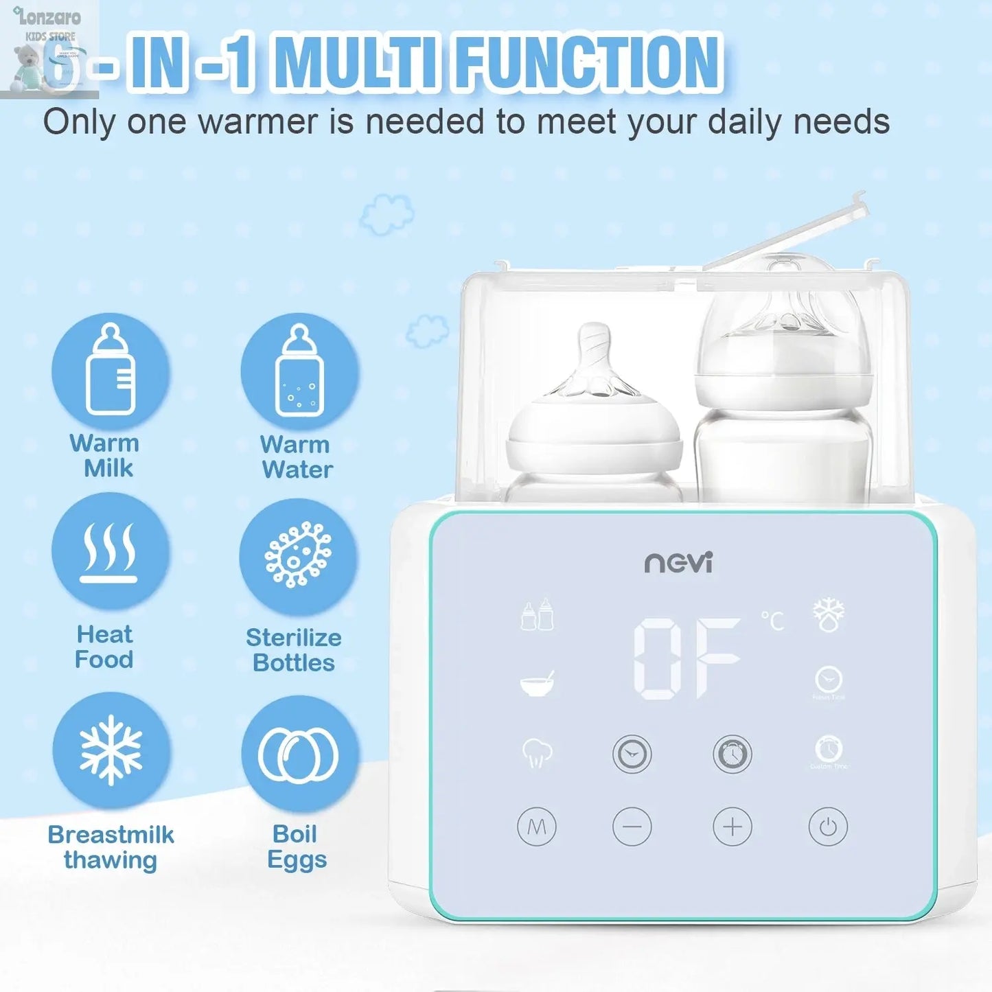 Elektrische Flessenopwarmer - Lonzaro Kids