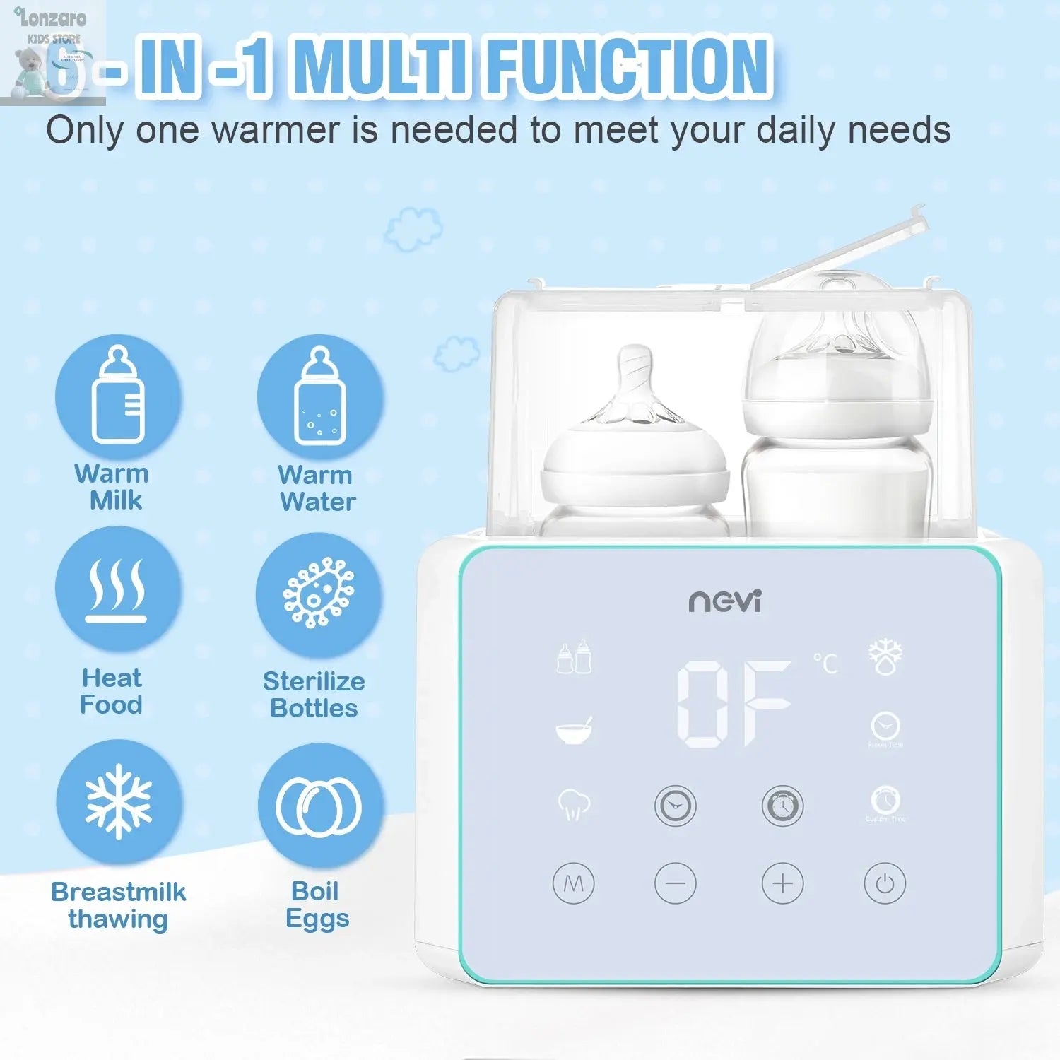 Elektrische Flessenopwarmer - Lonzaro Kids