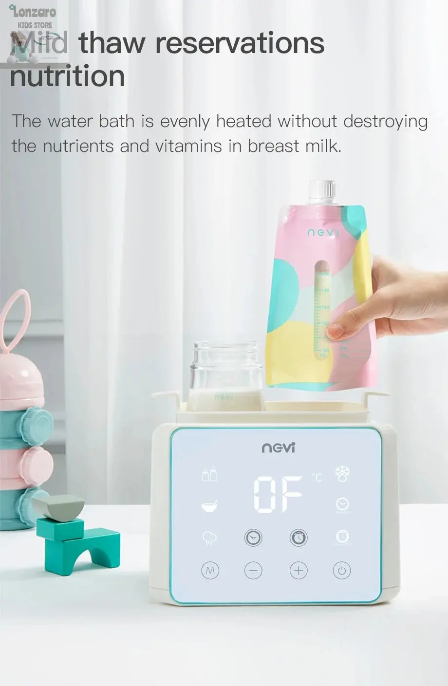 Elektrische Flessenopwarmer - Lonzaro Kids