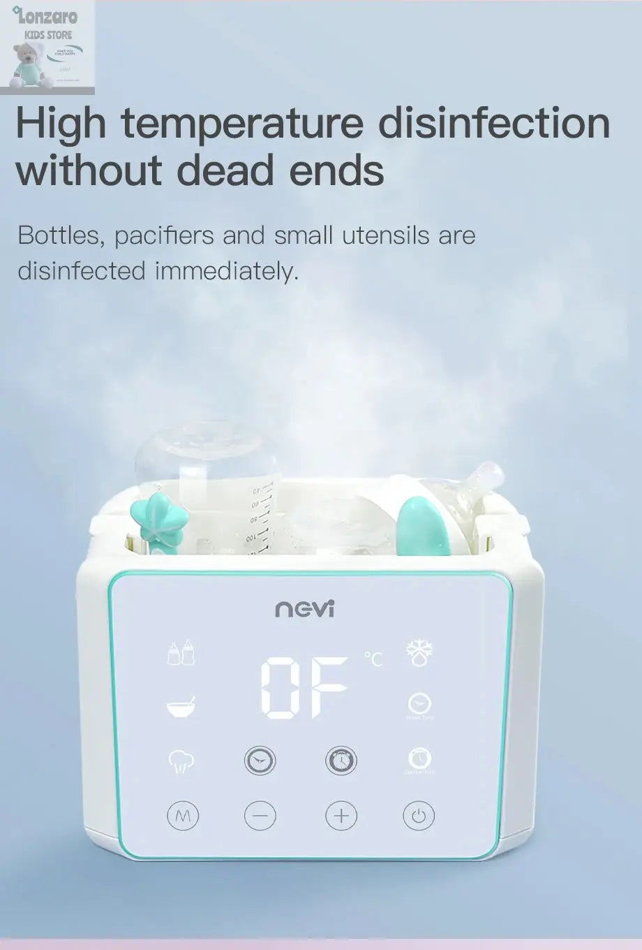 Elektrische Flessenopwarmer - Lonzaro Kids