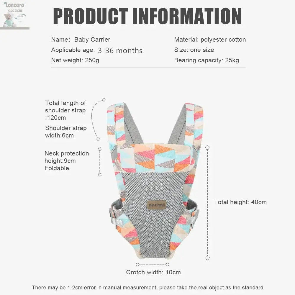 Draagbaar Babyzak Comfort en Draagbaarheid - Lonzaro Kids