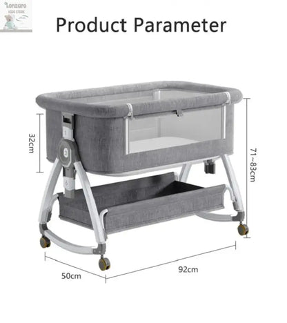 Baby Bed 3-1 Multifunctioneel - Lonzaro Kids