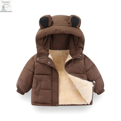 Productnaam: Winter Warmte: Baby Fleece Jacket met Kap - Lonzaro Kids