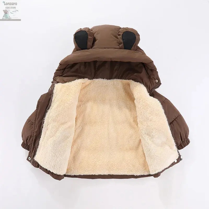 Productnaam: Winter Warmte: Baby Fleece Jacket met Kap - Lonzaro Kids