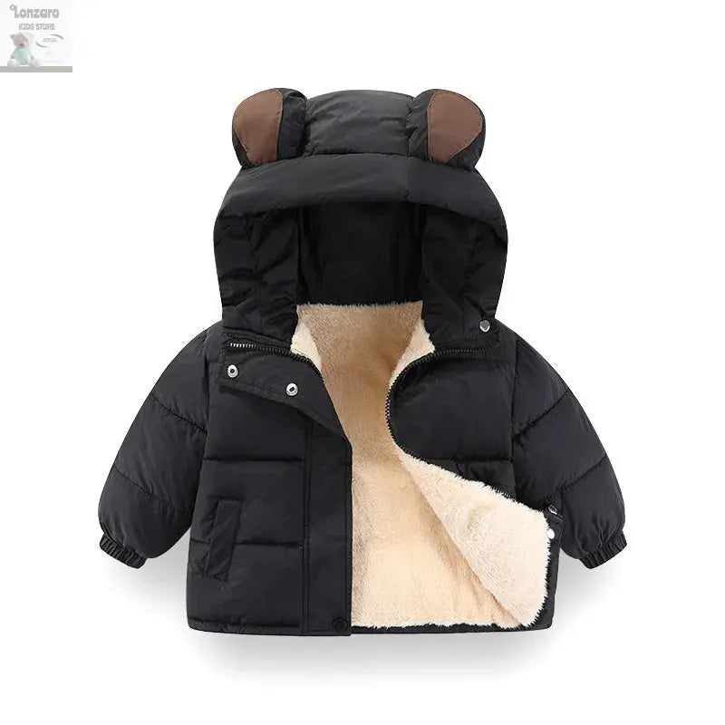 Productnaam: Winter Warmte: Baby Fleece Jacket met Kap - Lonzaro Kids