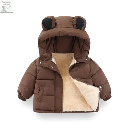Productnaam: Winter Warmte: Baby Fleece Jacket met Kap - Lonzaro Kids