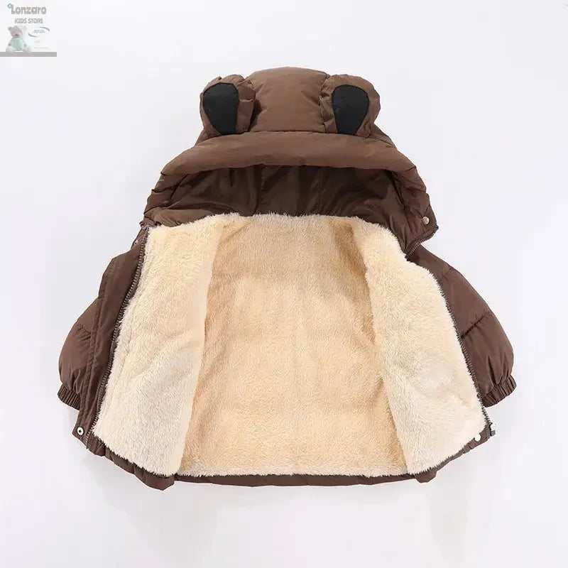 Productnaam: Winter Warmte: Baby Fleece Jacket met Kap - Lonzaro Kids