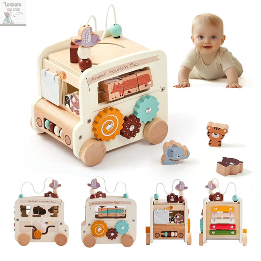 Baby Houten Montessori Auto 0-12 M Lonzaro Kids
