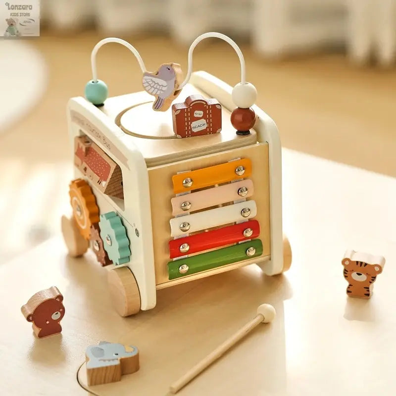 Baby Houten Montessori Auto 0-12 M Lonzaro Kids
