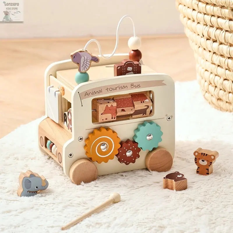 Baby Houten Montessori Auto 0-12 M Lonzaro Kids