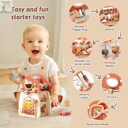 Baby Houten Montessori Auto 0-12 M Lonzaro Kids