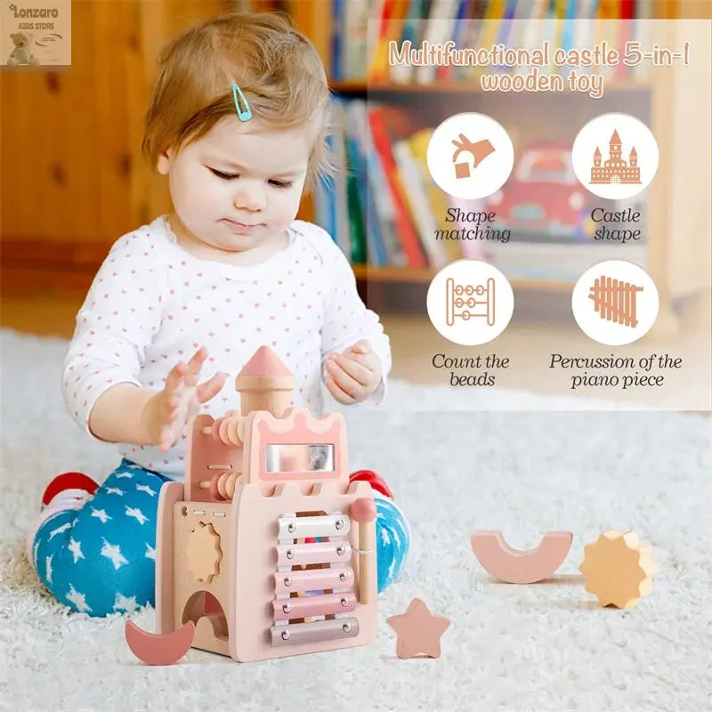 Baby Houten Montessori Auto 0-12 M Lonzaro Kids