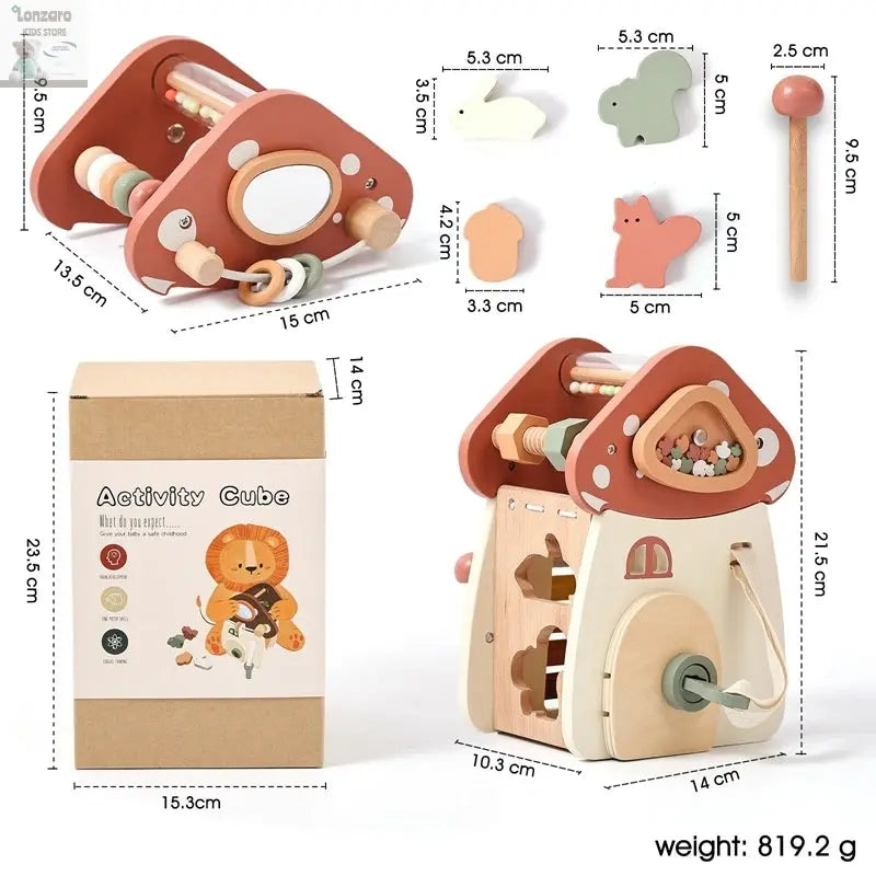 Baby Houten Montessori Auto 0-12 M Lonzaro Kids
