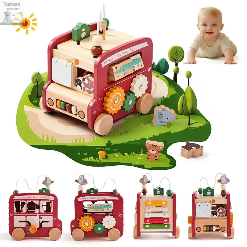 Baby Houten Montessori Auto 0-12 M Lonzaro Kids