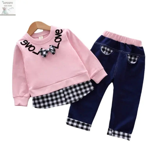 Baby Meisjes Kleding: Lente Herfst Outfit Set Lonzaro Kids