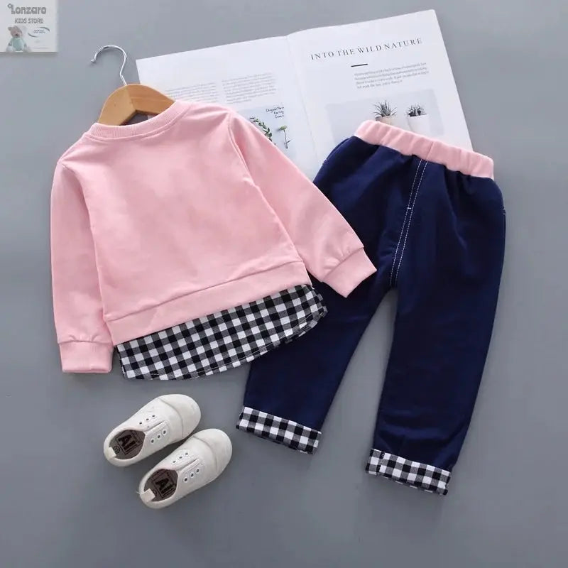 Baby Meisjes Kleding: Lente Herfst Outfit Set Lonzaro Kids