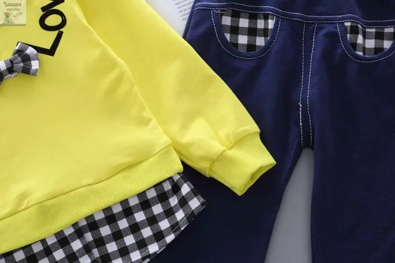 Baby Meisjes Kleding: Lente Herfst Outfit Set Lonzaro Kids