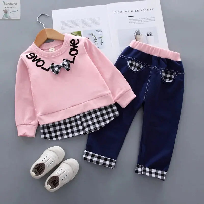 Baby Meisjes Kleding: Lente Herfst Outfit Set Lonzaro Kids