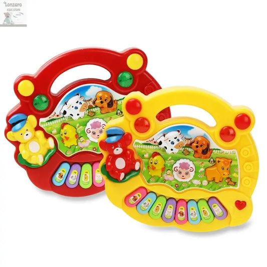 Baby Musical Toy with Animal Sound Kids Piano Keyboard Electric Flashing Music Instrument Early Educational Toys for Children Lonzaro Kids