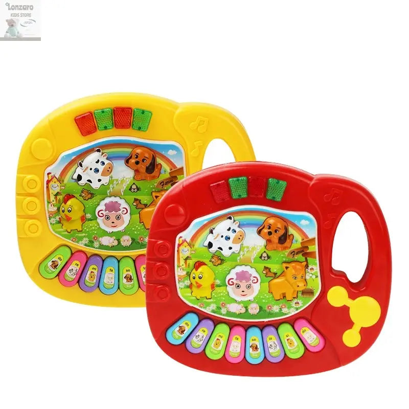 Baby Musical Toy with Animal Sound Kids Piano Keyboard Electric Flashing Music Instrument Early Educational Toys for Children Lonzaro Kids