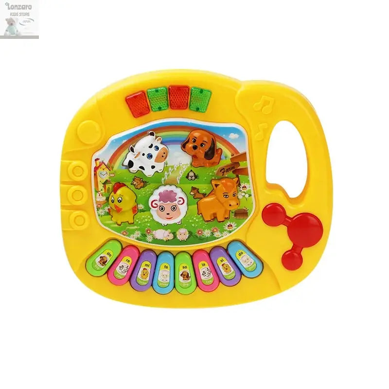 Baby Musical Toy with Animal Sound Kids Piano Keyboard Electric Flashing Music Instrument Early Educational Toys for Children Lonzaro Kids
