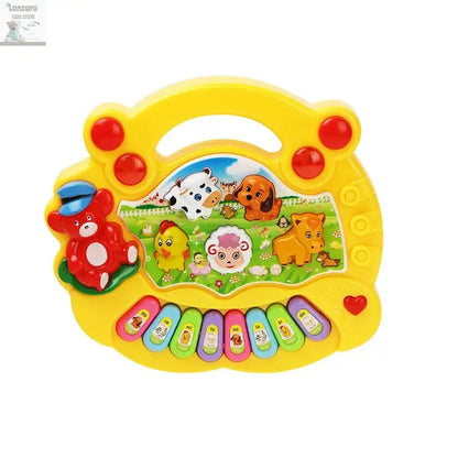 Baby Musical Toy with Animal Sound Kids Piano Keyboard Electric Flashing Music Instrument Early Educational Toys for Children Lonzaro Kids
