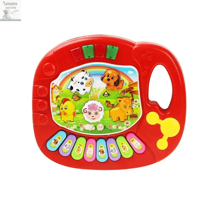 Baby Musical Toy with Animal Sound Kids Piano Keyboard Electric Flashing Music Instrument Early Educational Toys for Children Lonzaro Kids