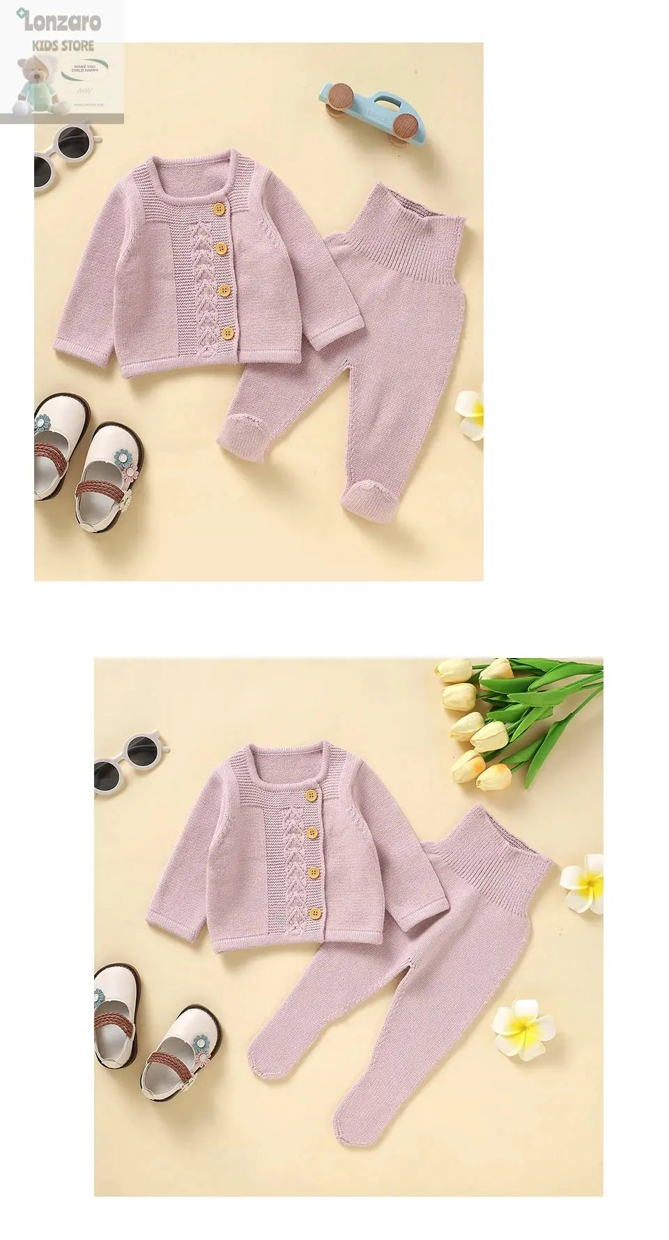 Baby Set: Truien en Broekjes-winter Baby - Lonzaro Kids